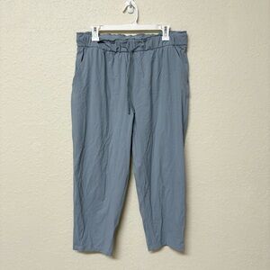 Lululemon Keep Moving Crop High Rise Pants Blue 23" Inseam Size 12